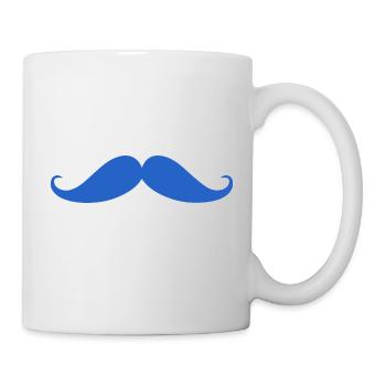 Prostate Cancer Awareness Moustache - Mug - white - Right