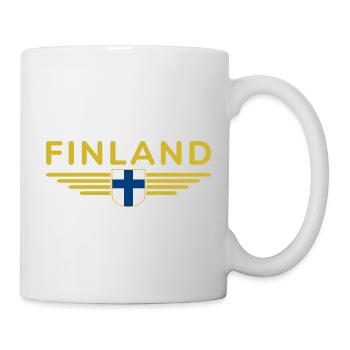 Conception de t-shirts en Finlande – Nordic Style & Nature - Mug blanc - blanc - Droite