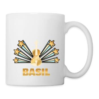 Geschenk für Basil - Tasse - Weiß - Rechts