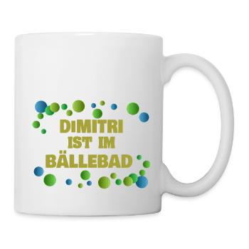 Boules Dimitri - Mug blanc - blanc - Droite