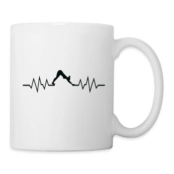 Yoga Meditation Spa Namaste - Tasse - Weiß - Rechts