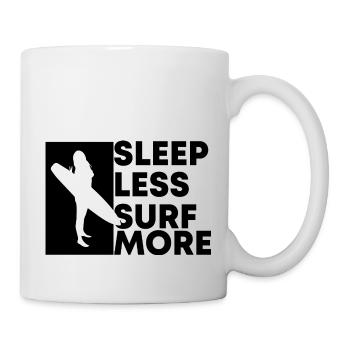 Surfing Surfboard Surfer Wassersport - Tasse - Weiß - Rechts