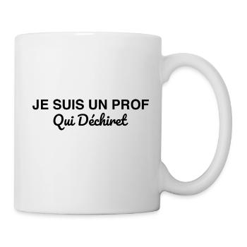 Ich bin ein Lehrer, der rockt - Tasse - Weiß - Rechts