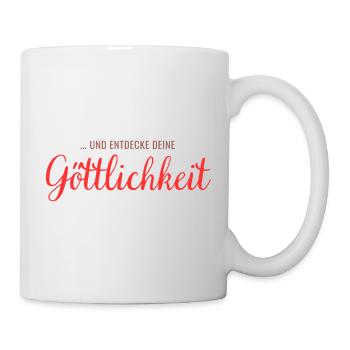 ... and discover your divinity - Mug - white - Right