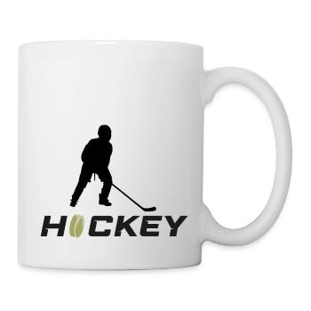 hockey - Tasse - Weiß - Rechts