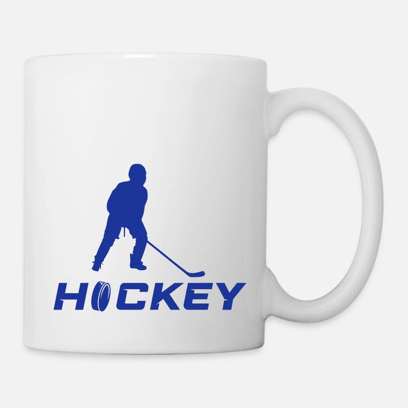 hockey - Mug blanc - blanc
