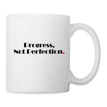 Progress Not Perfection - Mug - white - Right