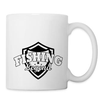 Angler Spruch Fischen Fischer Geschenksidee - Tasse - Weiß - Rechts