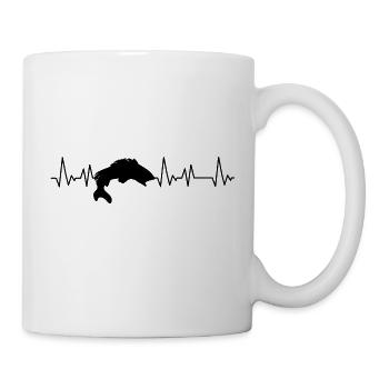 Angler Spruch Fischen Fischer Geschenksidee - Tasse - Weiß - Rechts