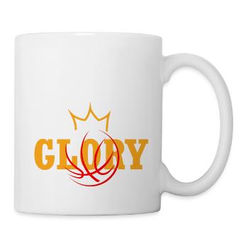 T-shirts de basket-ball, sweats à capuche, casquettes couronnées de gloire - Mug blanc - blanc - Droite
