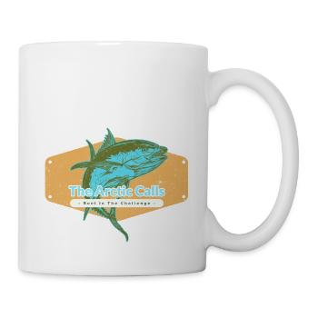 The Arctic Calls Reel in the Challenge - Mug - white - Right