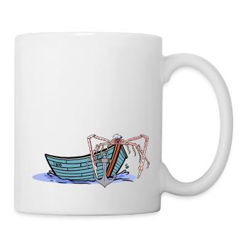 marin marin marin marin Moin ahoy crabe - Mug blanc - blanc - Droite