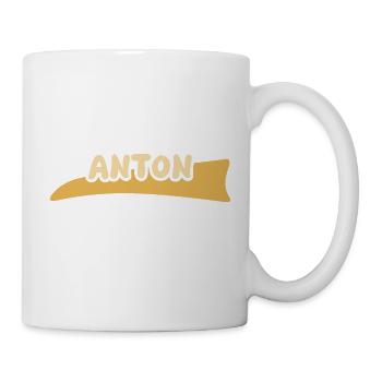 Prénom Anton - Mug blanc - blanc - Droite