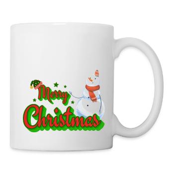 Merry Christmas Snowman - Mug - white - Right