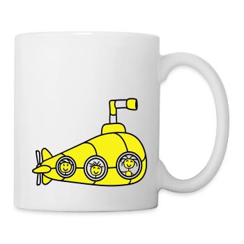 Lustige 3 U-Boot Crew Team Drei Freunde Matrosen - Tasse - Weiß - Rechts