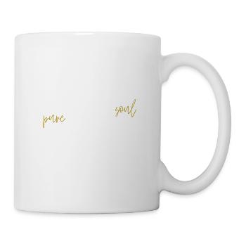 die liegendeacht puresoul weiß/gold - Tasse - Weiß - Rechts
