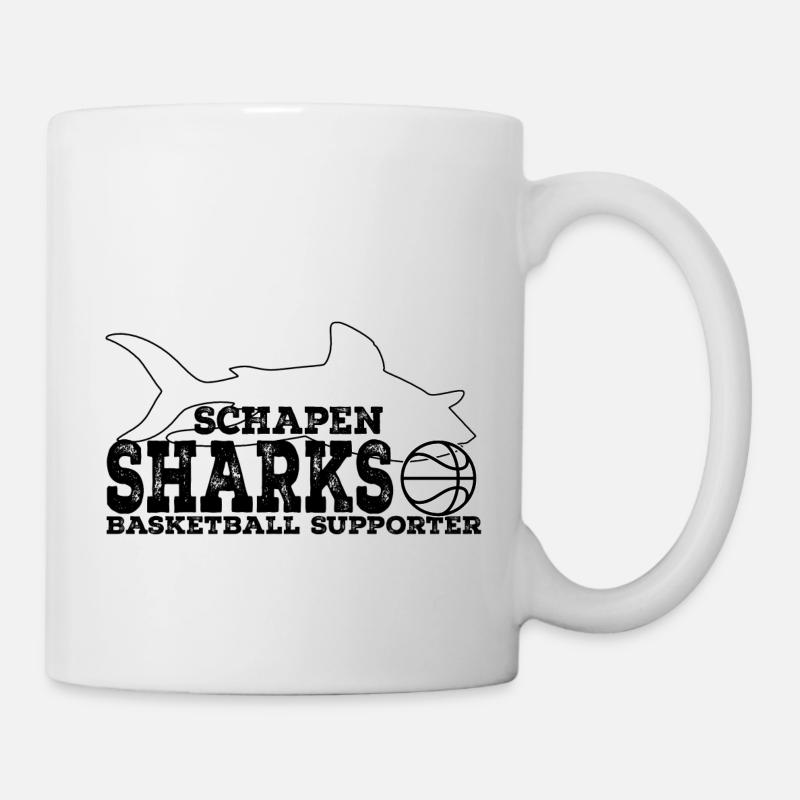 Supporter des Sharks BLANC Rouille - Mug blanc - blanc