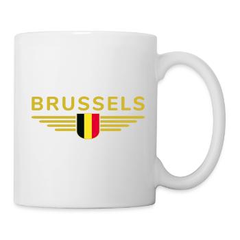 Brussels T-shirt for fans and lovers - Mug - white - Right