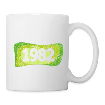 Retro 1982 - Tasse - Weiß - Rechts