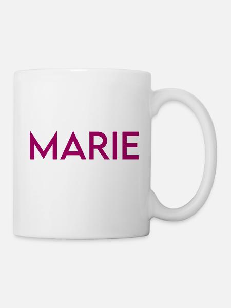 Marie Vorname Geschenk - Tasse - Weiß