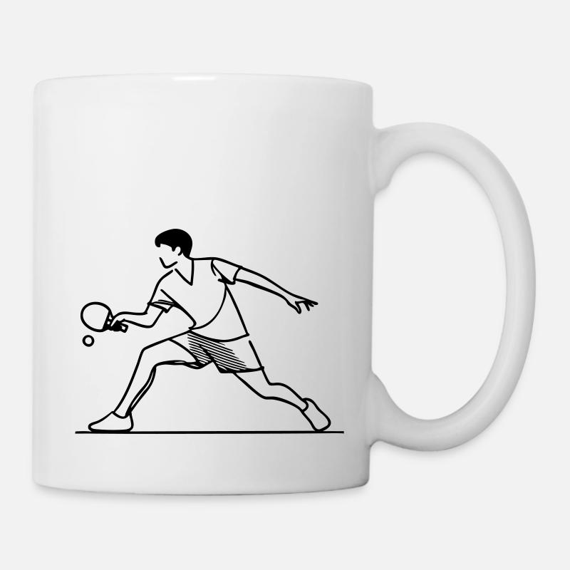 Tischtnennis - Mug blanc - blanc