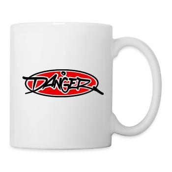 Danger! - Tasse - Weiß - Rechts