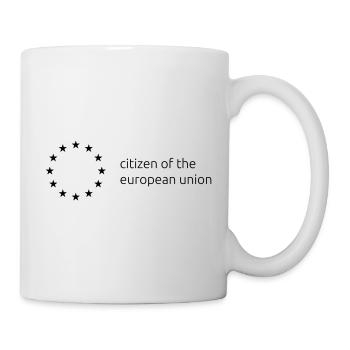 Citoyen de l’Union européenne - Mug blanc - blanc - Droite