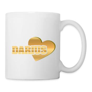 Darius d’or - Mug blanc - blanc - Droite