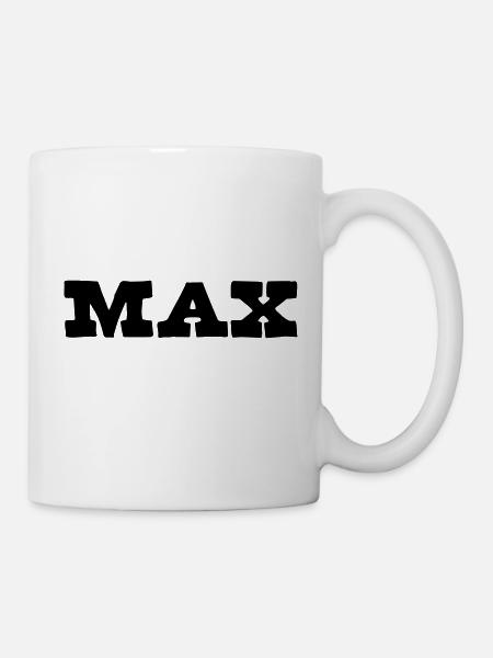 Max Vorname Geschenk - Tasse - Weiß