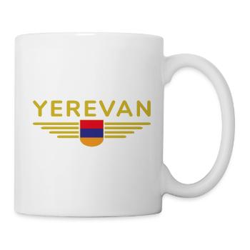 Erevan Design – Vivez l’Arménie - Mug blanc - blanc - Droite