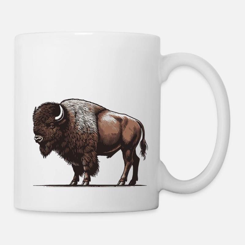 Bison - Mug - white