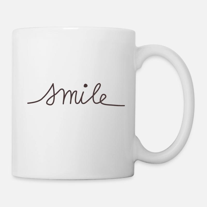 Sourire - Mug blanc - blanc