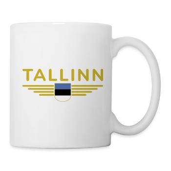 Tallinn T-Shirt – Für Fans der Hauptstadt - Tasse - Weiß - Rechts