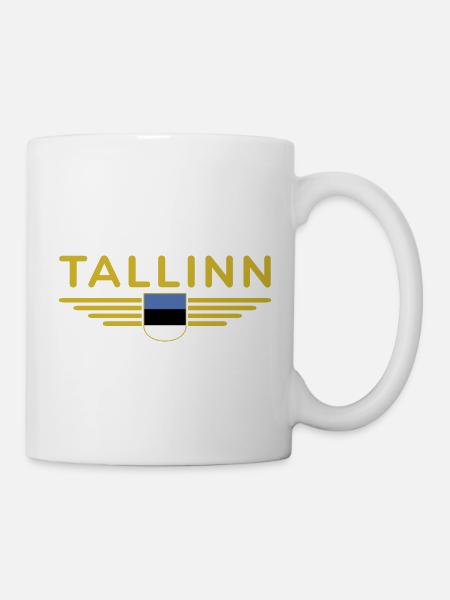 Tallinn T-Shirt – Für Fans der Hauptstadt - Tasse - Weiß