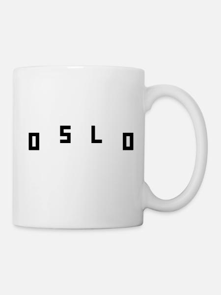 Oslo - Tasse - Weiß