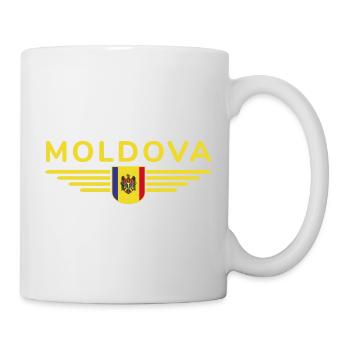 Moldau T-Shirt – Stolz auf Moldawien - Tasse - Weiß - Rechts