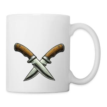 messer 2 - Tasse - Weiß - Rechts