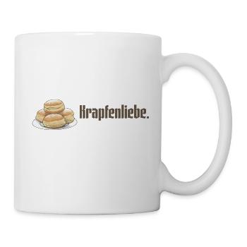 Krapfen // Illustration - Tasse - Weiß - Rechts