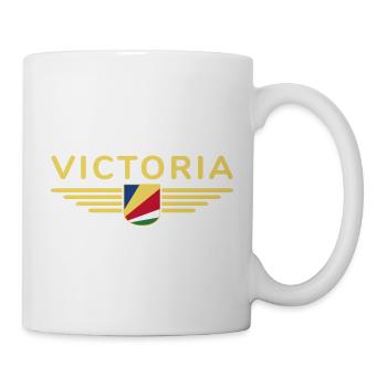Victoria Seychellen Fans: Stylische Shirts - Tasse - Weiß - Rechts