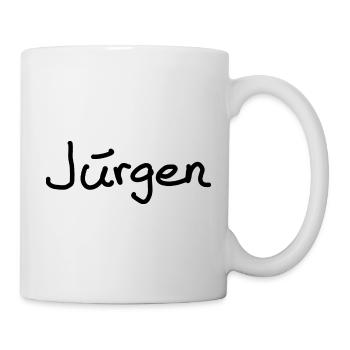 Jürgen - Mug blanc - blanc - Droite