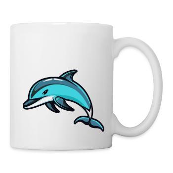 Dolphin Comic - Mug - white - Right