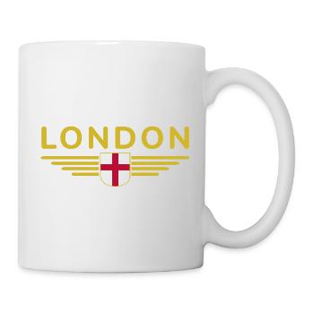London England Fan T-Shirt Design - Mug - white - Right