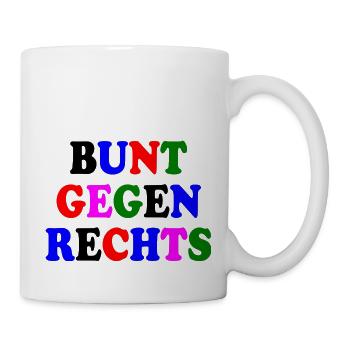 Colorful against the right - Mug - white - Right