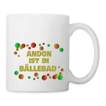 Bälle Andon - Tasse - Weiß - Rechts