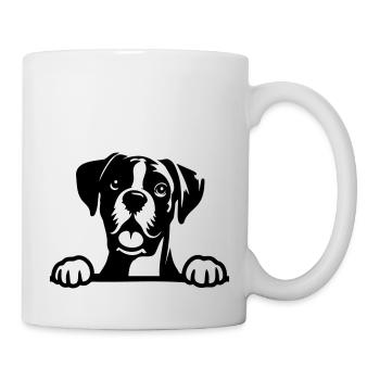 Boxer - Tasse - Weiß - Rechts
