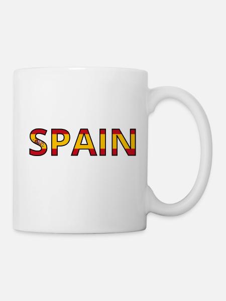 Drapeau Spain - Mug blanc - blanc