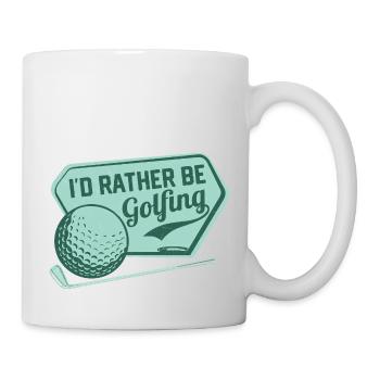 Je préfère jouer au golf Golf - Mug blanc - blanc - Droite