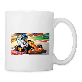 Stork Kart - Tasse - Weiß - Rechts