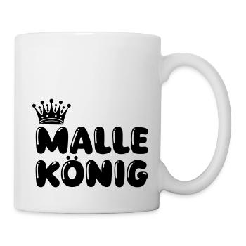 Malle König - Mug blanc - blanc - Droite