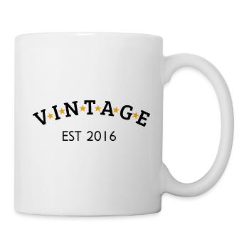 Jahrgang ist 2016 - Tasse - Weiß - Rechts